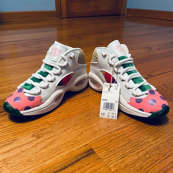 Hasbro x Reebok Question Mid 'Candy Land' GZ0081, Size 4.5(6 Women’s) - Picture 4 of 12